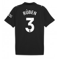 Stroje piłkarskie Manchester City Ruben Dias #3 Koszulka Wyjazdowej 2025-26 Krótki Rękaw